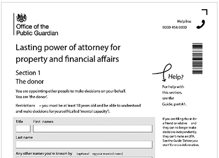 Certificates and Forms - Power of attourney form 