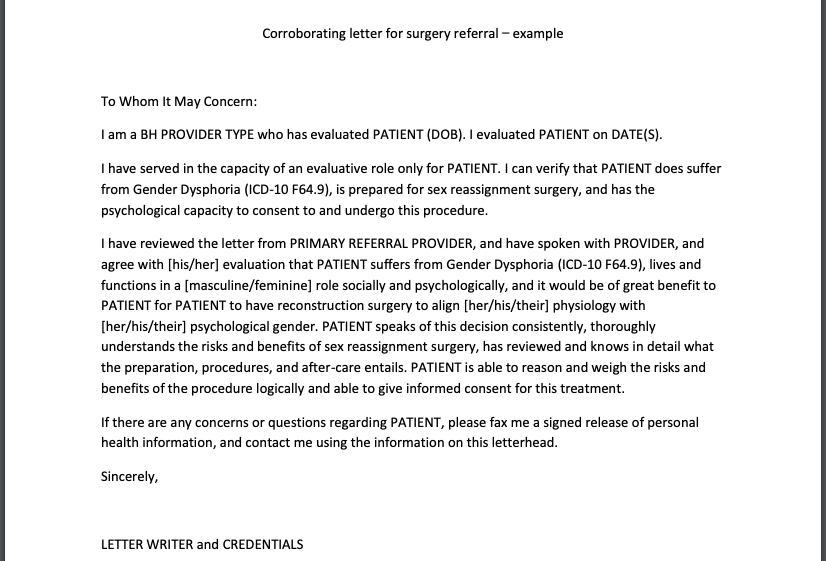 Letters, To whom it may concern (- see accompanying form)